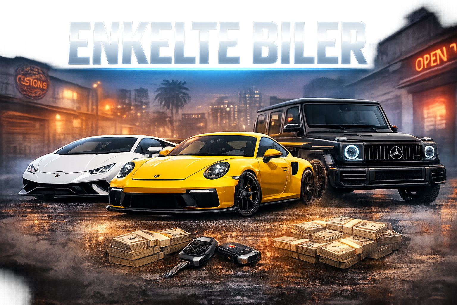 Enkelte Biler